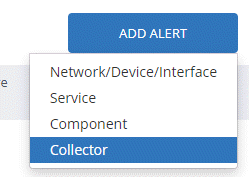 Select Collect as the alert type