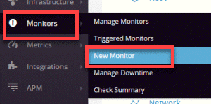 Create new monitor