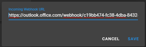 Paste the generated url you copied