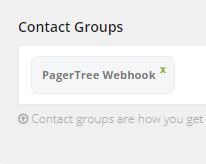 Add contact group to test