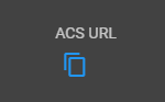 Copy ACS URL