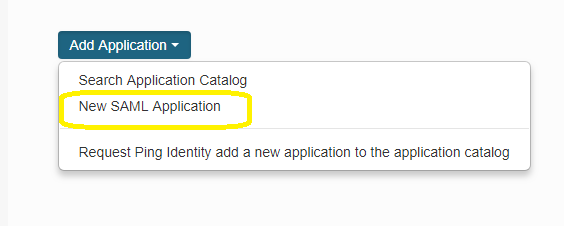 Add SAML Application