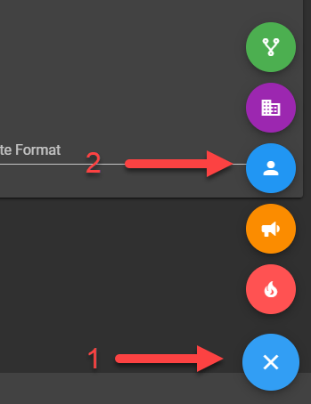 Create User Button