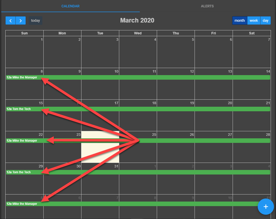 Schedule Rotations PagerTree