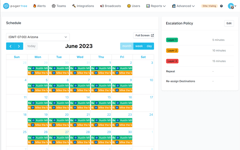 PagerTree Screenshot
