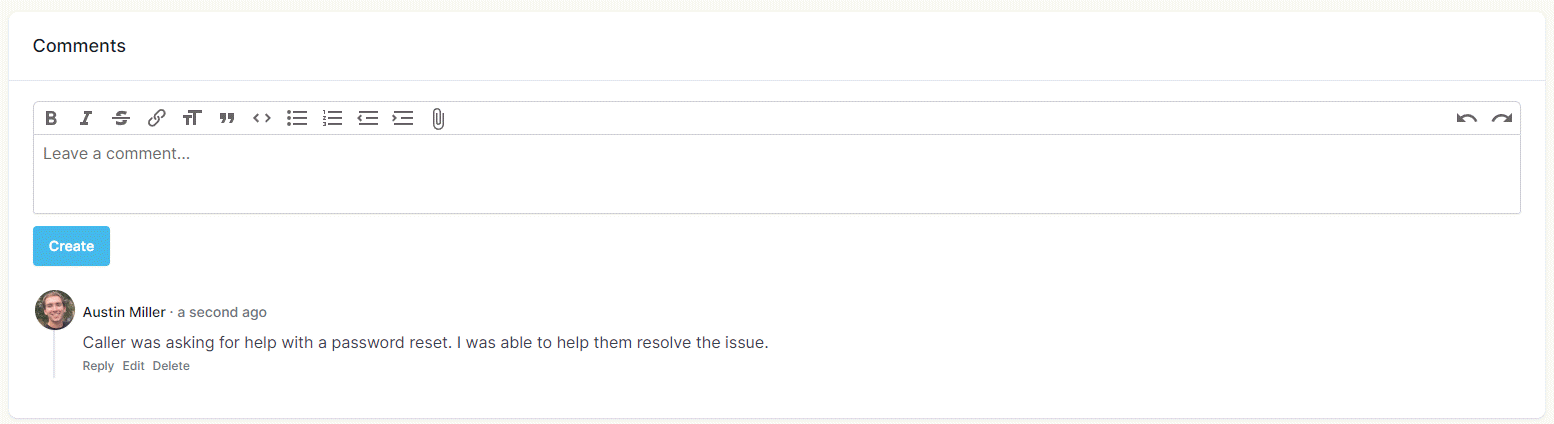 alert comments