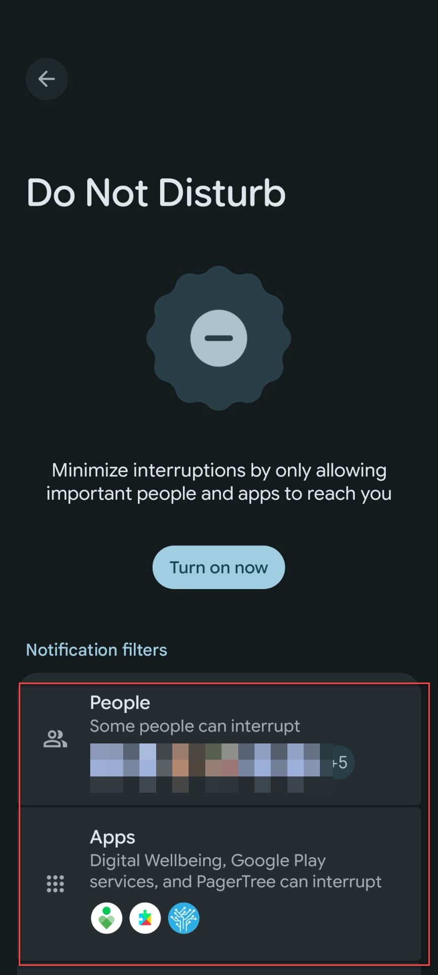 android do not disturb mode