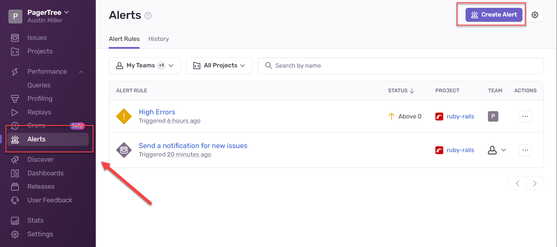 Sentry | PagerTree